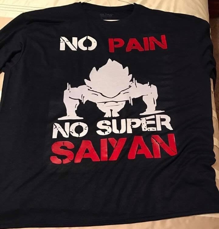 Super Saiyan Workout Shirt Etsy