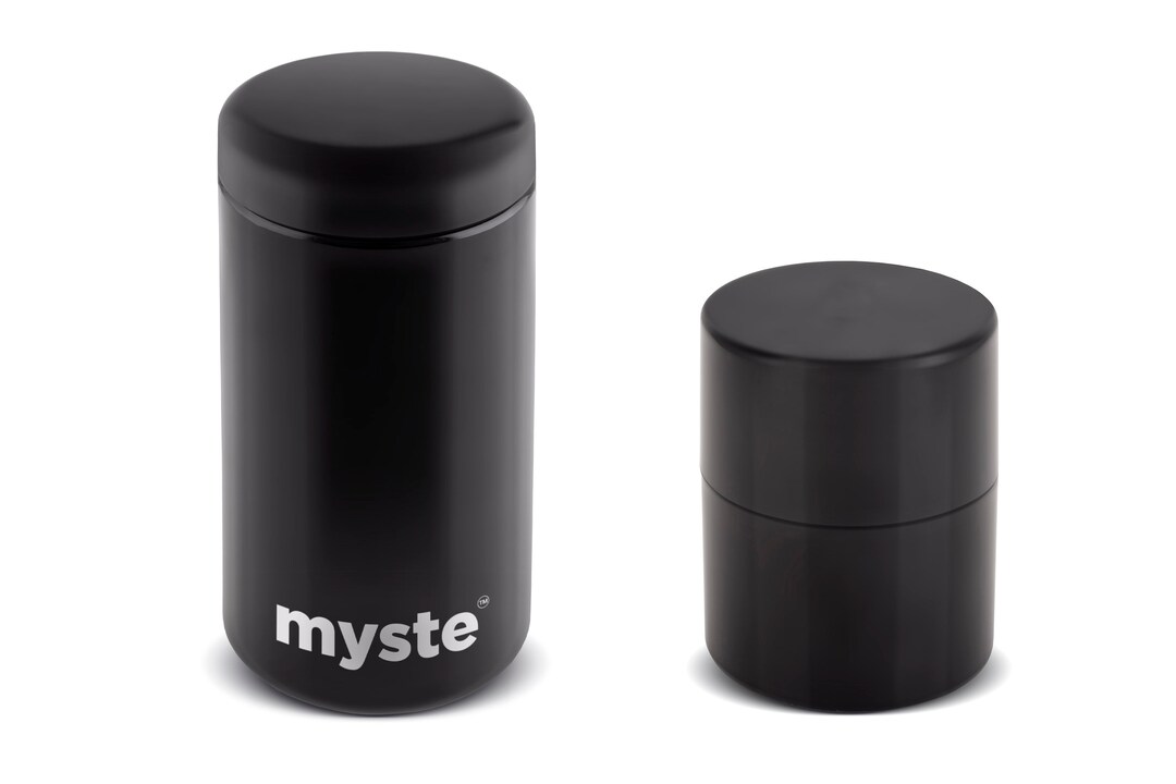 MYSTE Storage Jars EU Stock 500ml Airtight Glass UV Jar Additional Jar,  Premium Smell-proof Container for Spices, Herbs, Coffee, Tea 