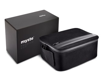 MYSTE XXXL Storage Box (UK stock) Odor proof, Lockable, Stash Box Premium Black, Stashbox Smell-Proof, Extra Large, Customizable