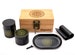 MYSTE ZODIAC Stash Box With Accessories Lockable, Smell Proof Set, Stashbox with Large 2.5'' Grinder, Pollen Combo Kit 