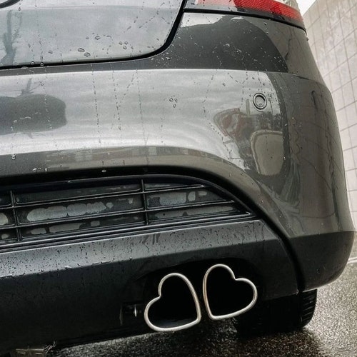 Love Heart Exhaust Tip 3 Inch/ Universal Fit PRE ORDER Etsy
