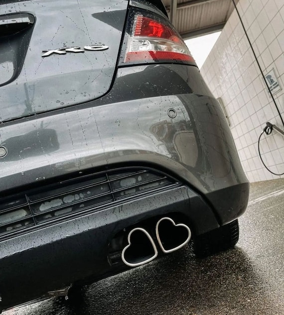 Embud D'échappement Universel Coupé Biseauté - Entrée 2.9" / Sortie 4.0" / Longueur 6.9" - Acier Inoxydable Bleu Brûlé - 6