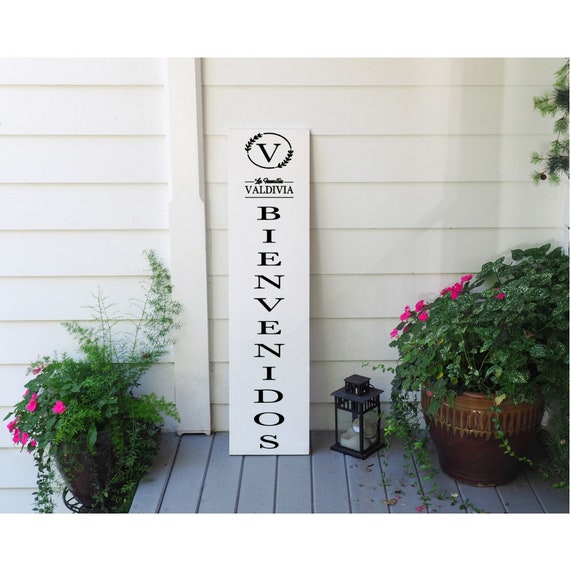Spanish Home Decor Bienvenidos Sign for Front Door Hogar Etsy