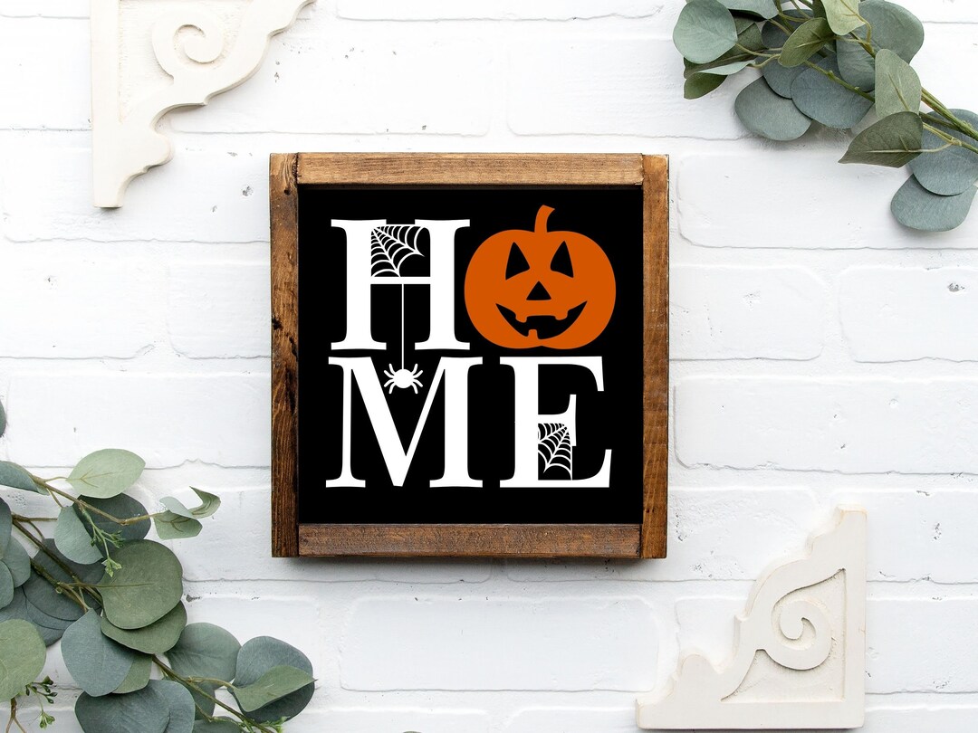 halloween-home-decor-sign-cute-halloween-sign-halloween-wall-etsy