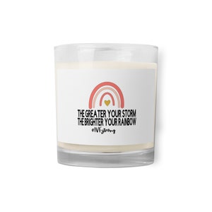 IVF Strong Candle, IVF Gifts For Couples, The Strongest Women, IVF Ttc, Baby Affirmation, Infertility Support Candle, Fertility Care Package