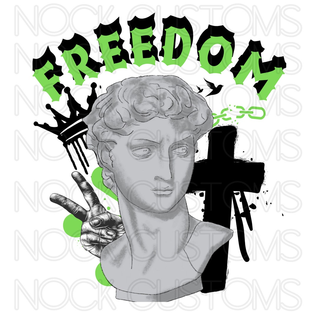 Freedom Design PNG Men's Rapper Shirt Png Men PNG Hip Etsy