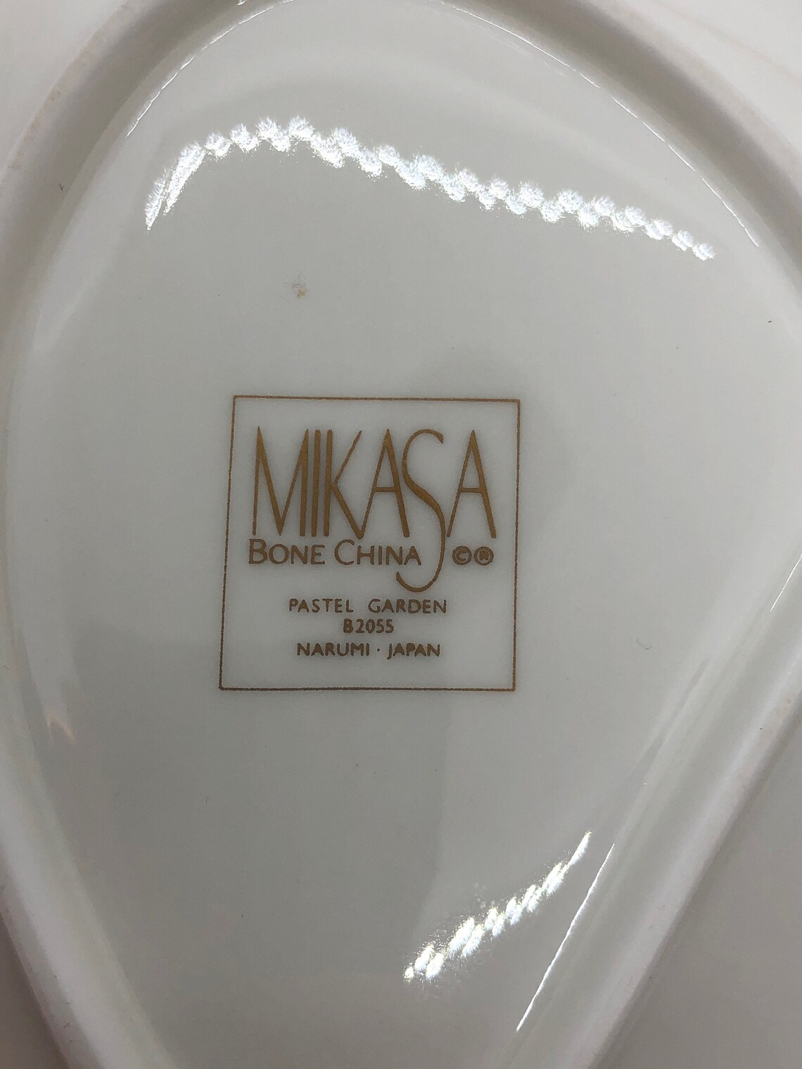 Mikasa Bone China Floral Dish Made In Japan Etsy