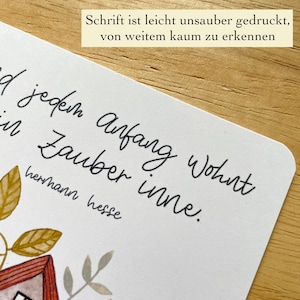 Karte Umzug Karte Eigenheim Neue Wohnung Glückwunsch Aquarell Postkarte B-Ware