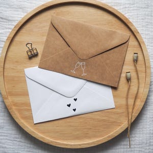 Briefumschlag aus Kraftpapier | C6 | Recyclingpapier