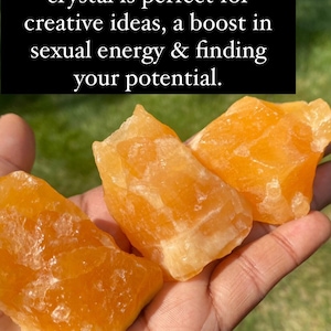 Orange Calcite Crystal
