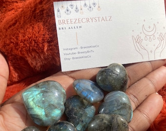 Corazones de labradorita