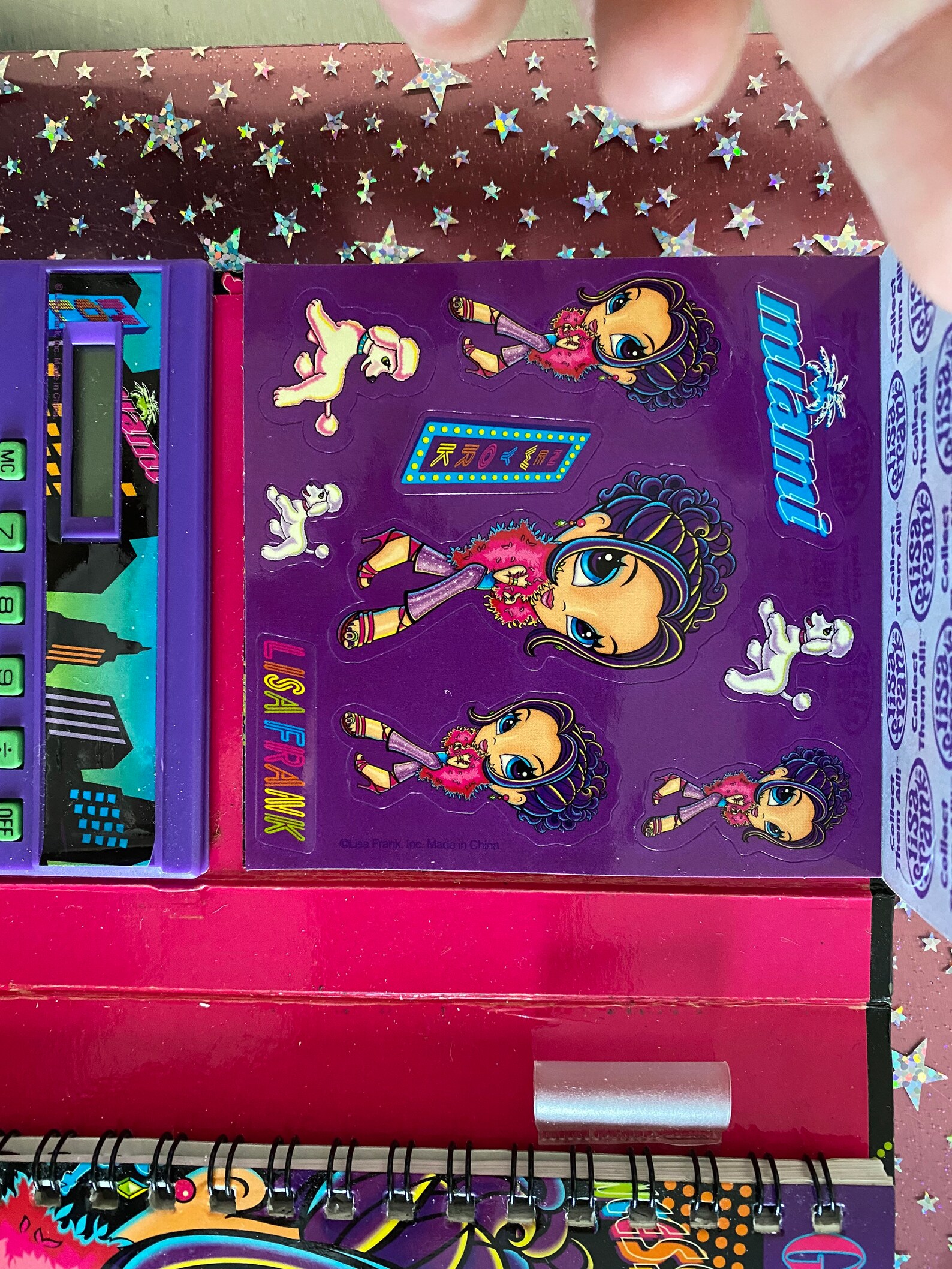 Lisa Frank Glamour Girl Filled Planner Etsy