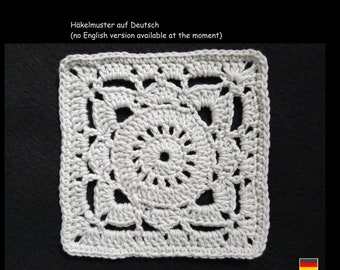 Willow Granny Square Häkelanleitung Deutsch // Nur PDF Digitaler Download