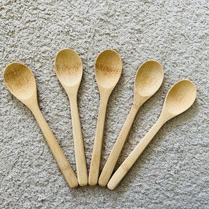 Reusable Utensil Sets, Bamboo Spoons and Forks, Travel Fork and Spoon Set, School Utensil Set, Eco Friendly Gift, Sustainable Environmental