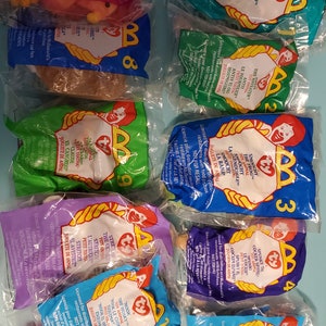 Beanie Babies McDonalds 1999 Happy Meal Toys