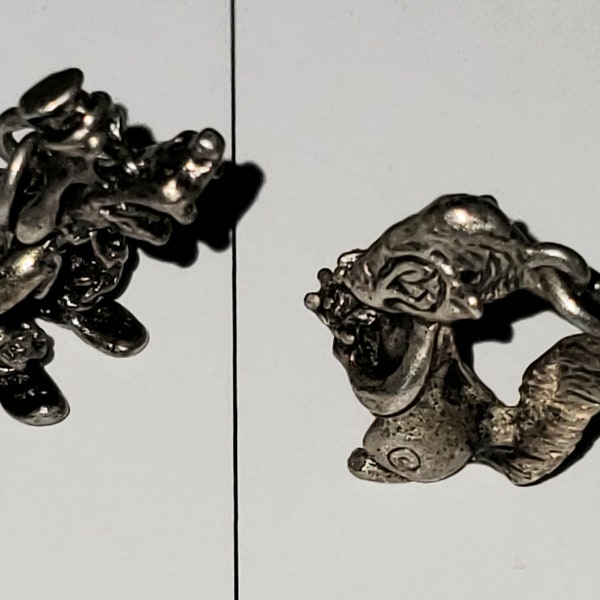 Vintage Silver Disney Cartoon Charms