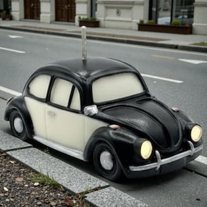 Beetle car candle