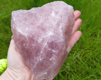 Chunks Raw unpolished 'Unconditional Love' ROSE QUARTZ - 7 sizes available! 120g - 2kg