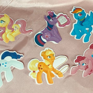 FANMADE My Little Pony Stickers- Mane 6