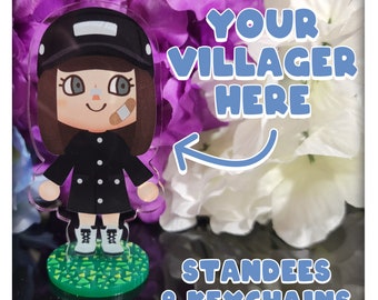 Llaveros y figuras acrílicas personalizadas de Villager
