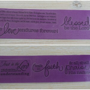 Daily Devotional Study Tool For Christian Time With God / Religious Bookmark For Baptism Ceremony Gift / Bible Placeholder Accessory