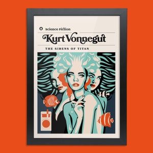 Pôster de Kurt Vonnegut - As Sereias de Titã - Giclée Art Print