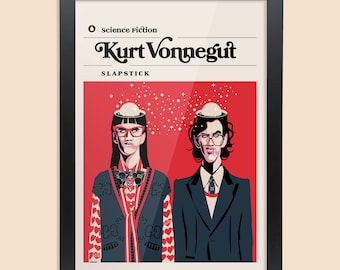 Cartel de Kurt Vonnegut - Slapstick - Impresión de arte Giclée