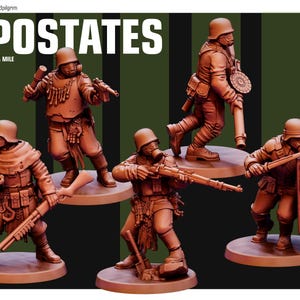 Apostates Squad Wargaming Miniatures Red Pilgrim