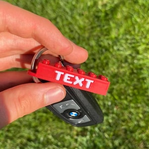 Custom Brick Keychain, Your Name Brick Keychain gift