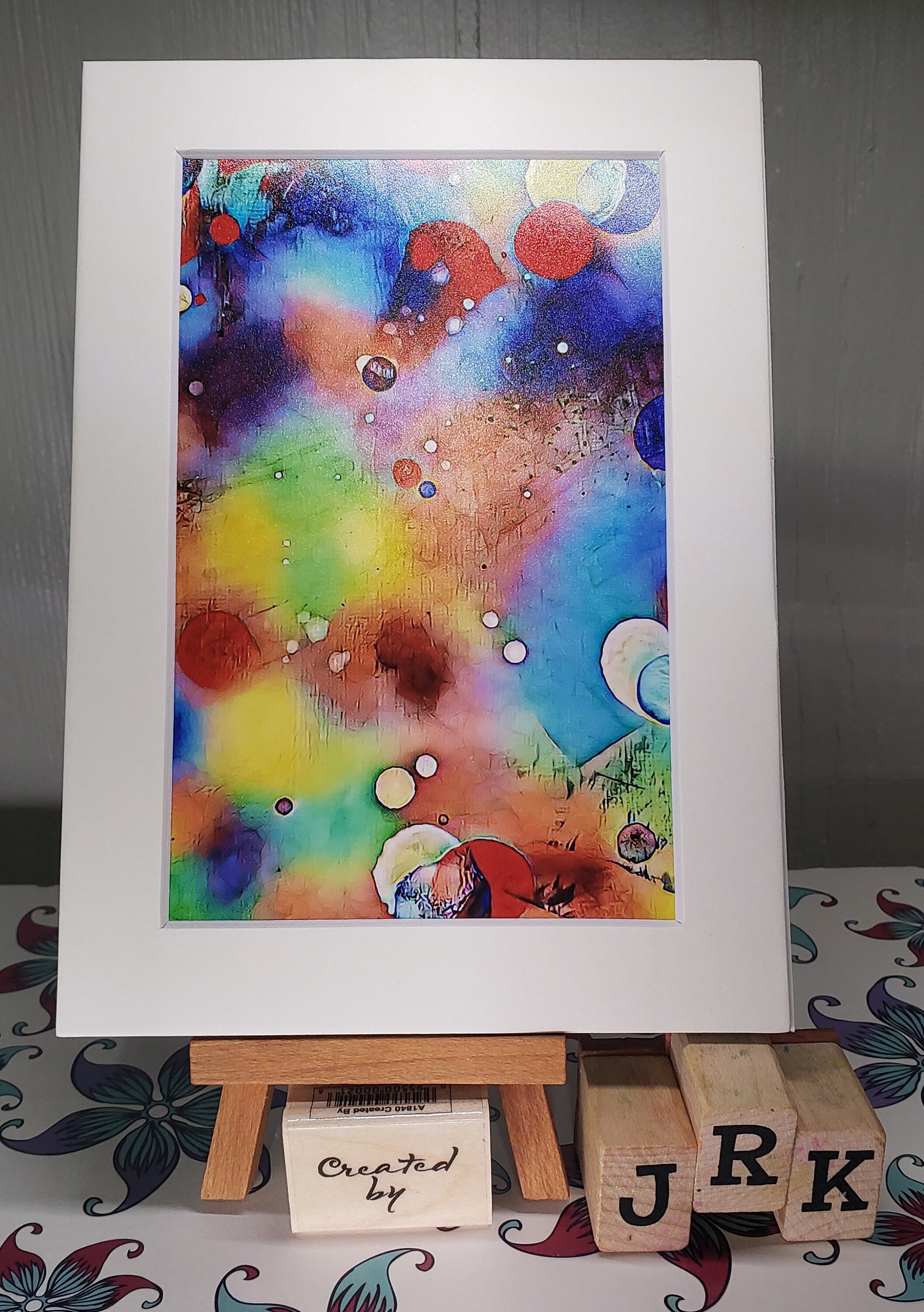 Bubbles colorful bright spray paint primary colors secondary Etsy