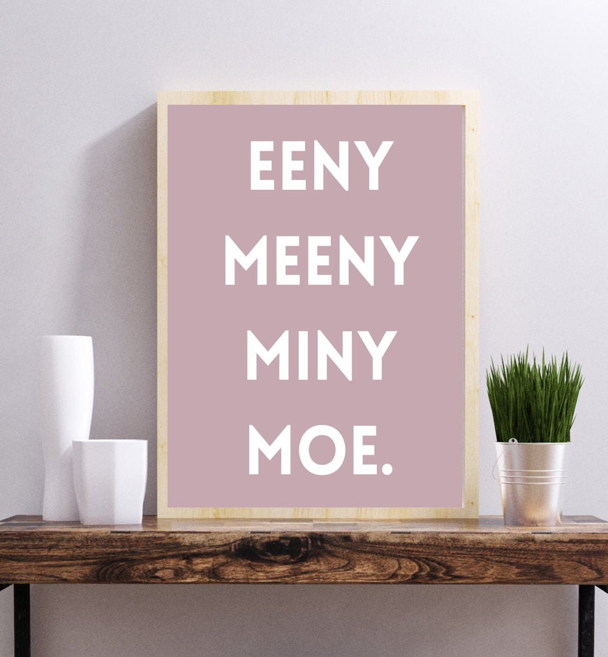 Eeny meeny miny moe - Etsy 日本