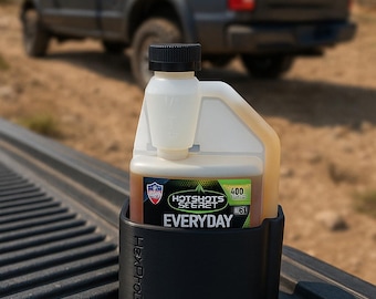 Diesel Fuel Additive Holder - Magnetic Truck Bed Organizer for 16oz Bottles