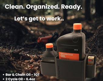 Magnetic Chainsaw Oil & Spark Plug Holder – Arborist Kit