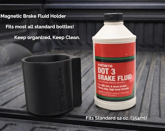HexPro3D DieselDock – Magnetic Brake Fluid Holder, Fits Standard Bottles, Precision Fit
