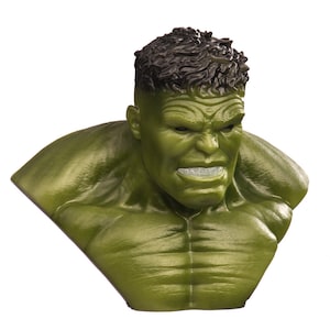 Incredible Hulk Hand-Painted 3D Printed Cabinet Knob - Superhero Dresser Pull