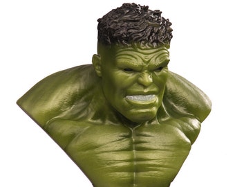 Hand-Painted Hulk Cabinet Knob - 3D Printed Superhero Dresser Pull