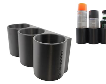 Triple Magnetic Can Holder – Spray Paint Organizer, Made in USA