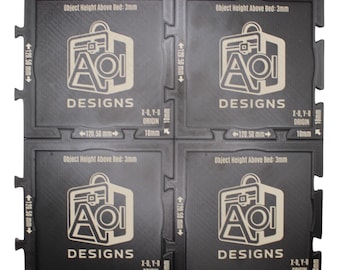 4" Coaster Jig for UV Printers and Laser Engravers | Round & Square Coasters