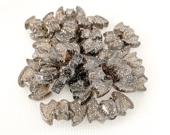 Sparkly Beads, Bat Beads, Halloween Beads, Craft Beads, Jewellery Beads, Bead Supplies, Craft Supplies, Craft Making, Jewellery Supplies