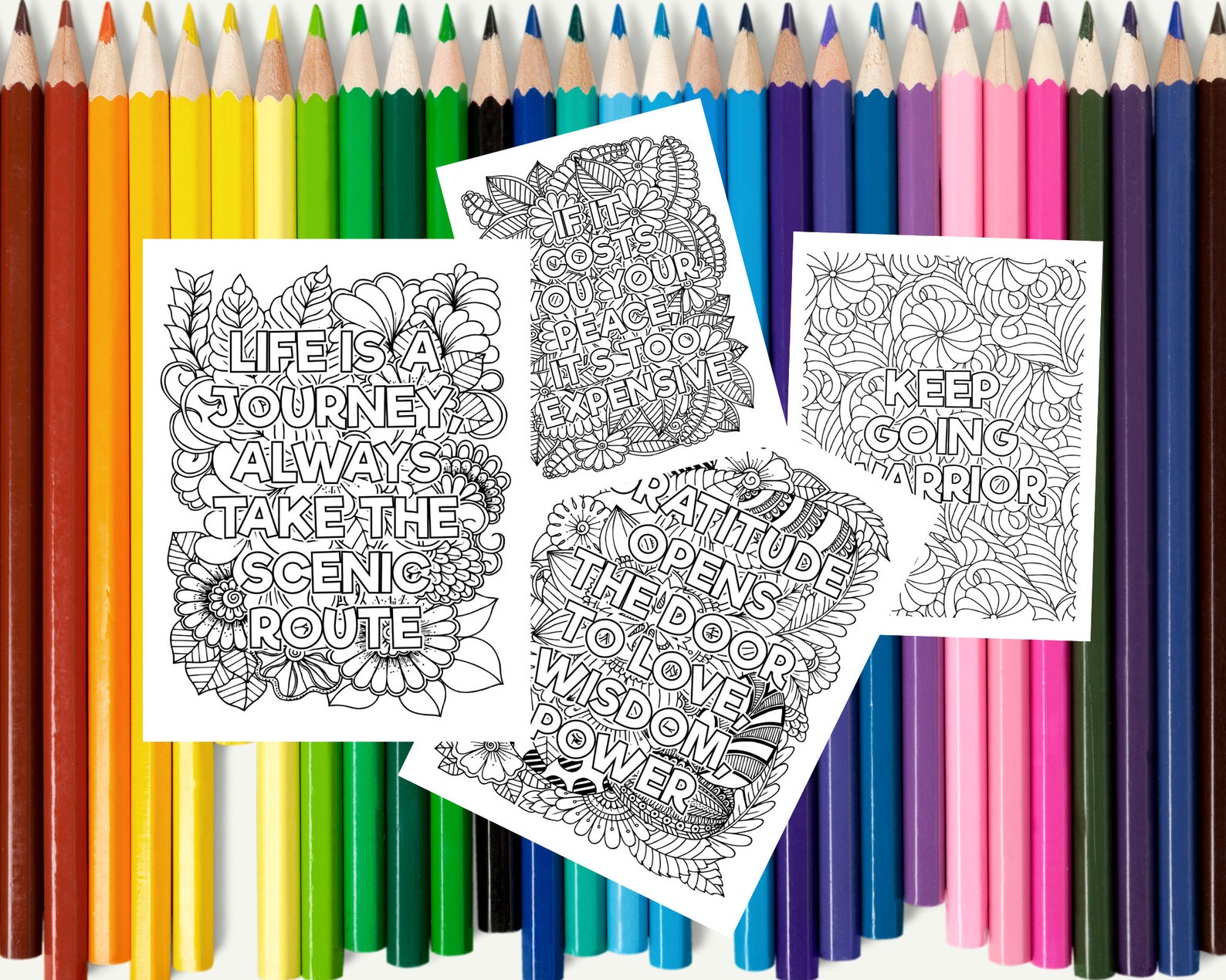 20 Printable Healing Recovery Coloring Pages / Motivational Healing ...