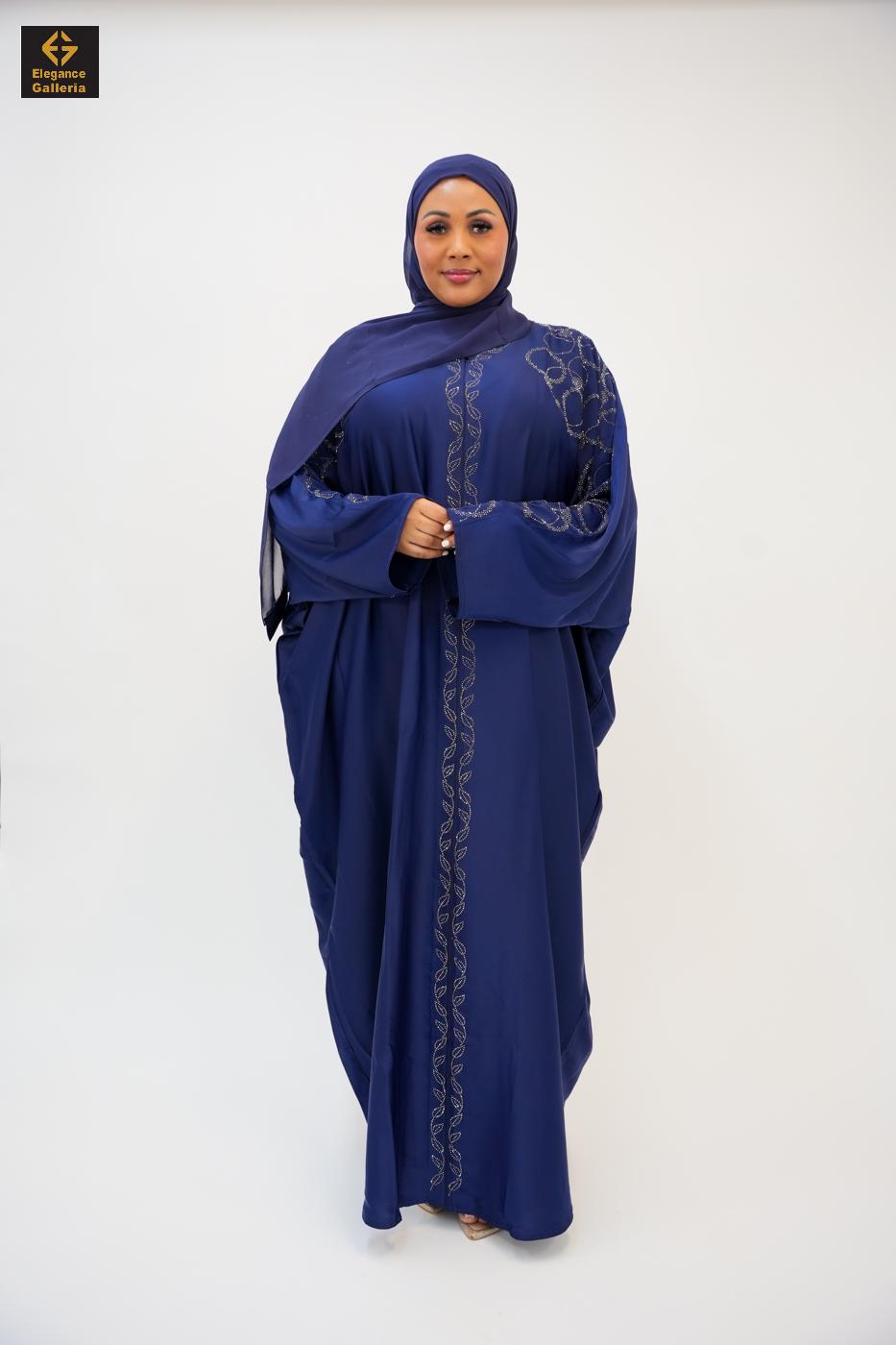 Farasha abaya with gold establishments main image 0