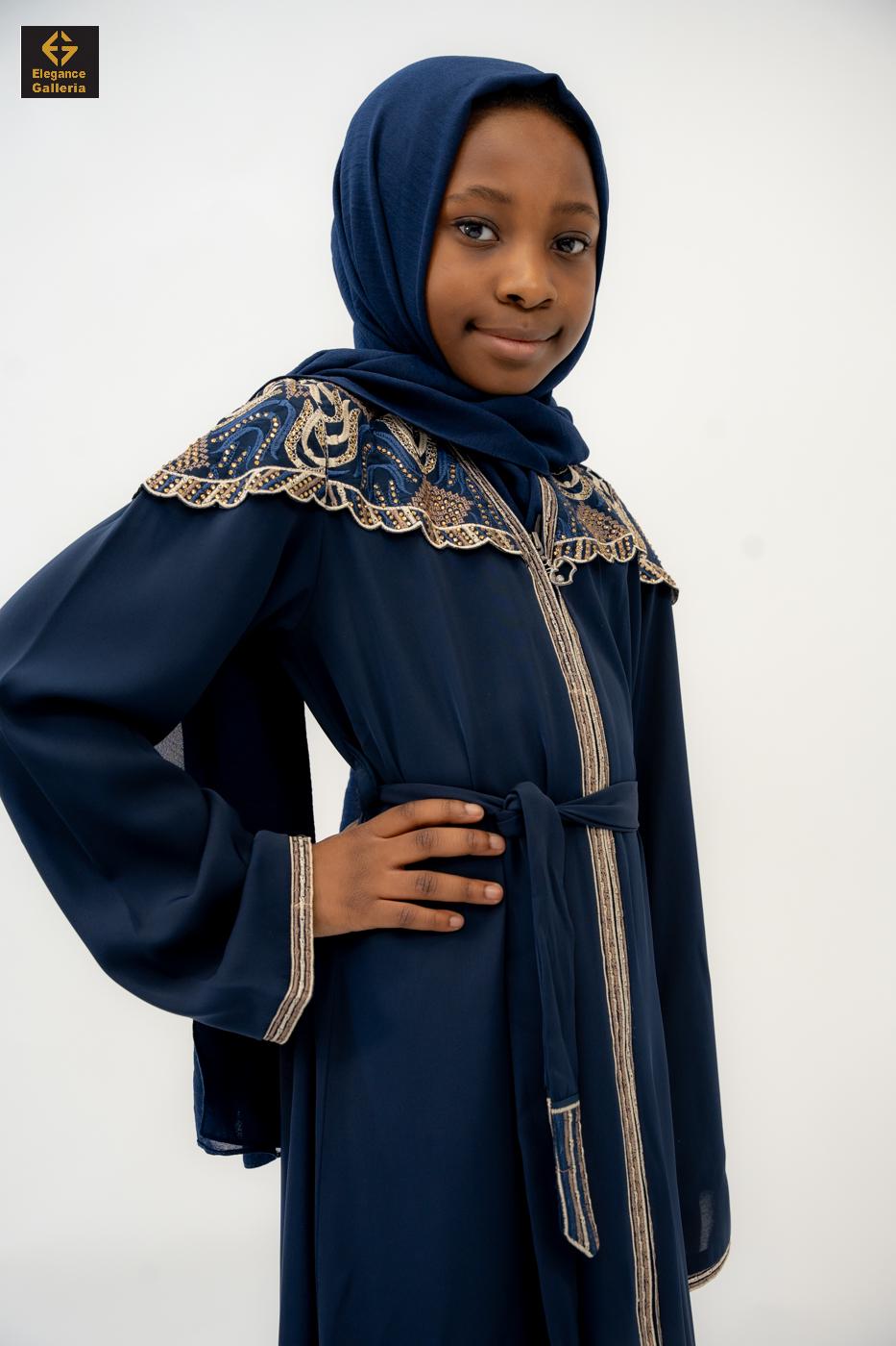 Lazim Kids Abaya: Stylish and Modest Elegance - Etsy