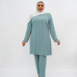 Zaima Tunic Set - Stylish Muslim Clothing | Modest Islamic Dresses for Women