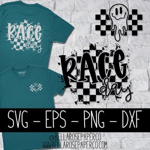 Renntag SVG, svg eps dxf png, SVG Bundle, für Silhouette, für Cricut, Geschenk für sie svg, Racing svg, Dirt Track Racing SVG, Renntag svg