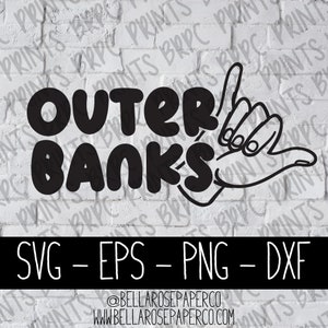 OBX Outer Banks SVG, svg eps dxf png, SVG Bundle, for Silhouette, for Cricut, Gift for Her svg, Outer Banks svg, Summer Vector, Beach svg