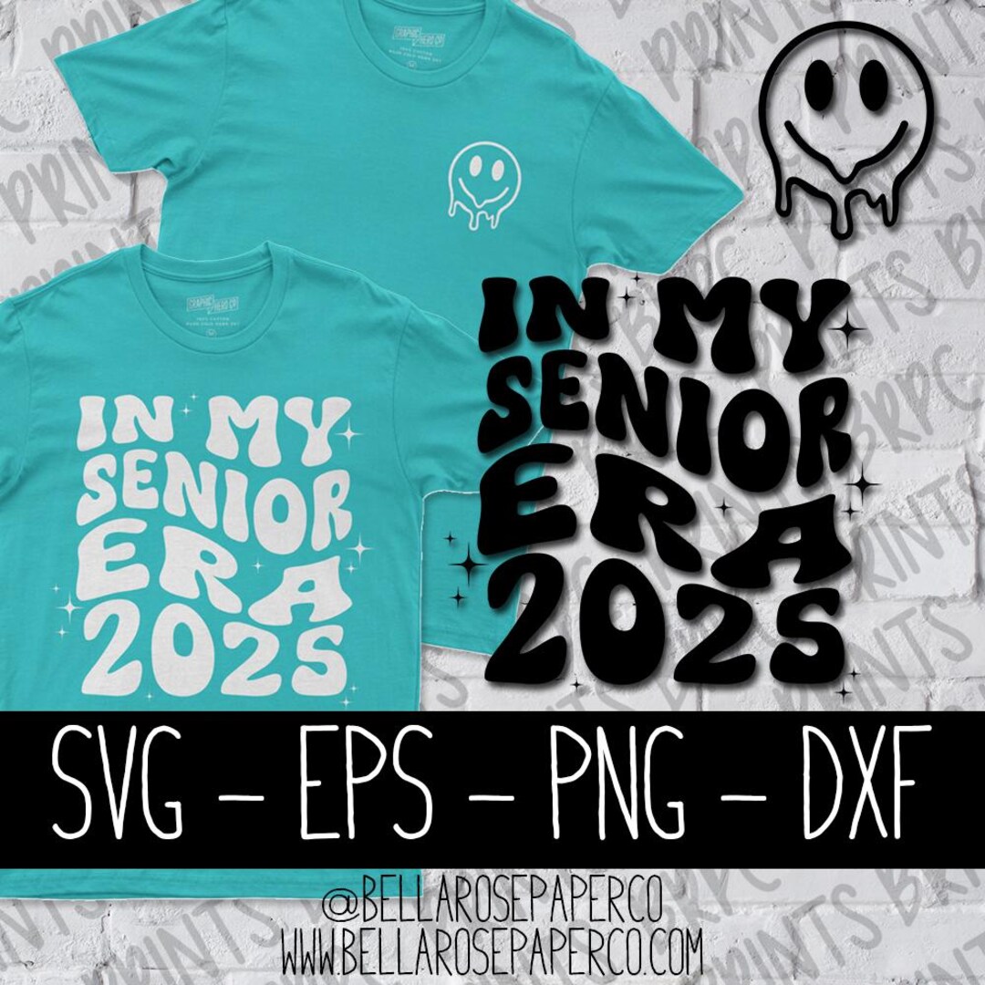 In My Senior Era SVG, Svg Eps Dxf Png, SVG Bundle, for Silhouette, for