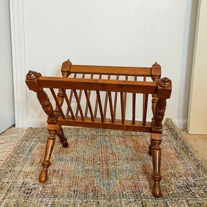 Wooden Firewood Storage Rack