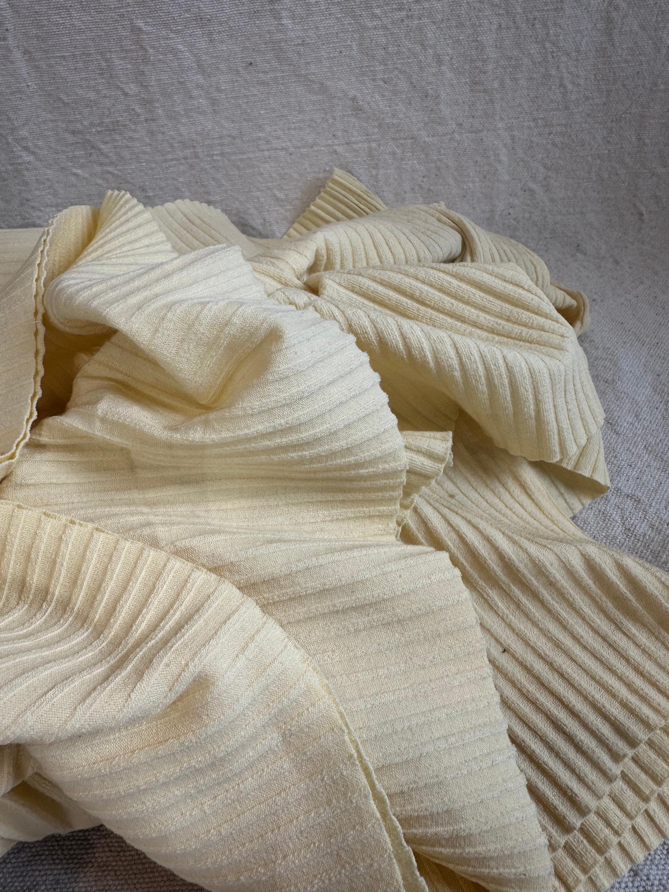 Premium 6x3 Rib Knit Fabric by the Half Yard Cotton Spandex