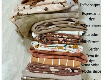 Bamboo/Organic Cotton Blend French Terry Fabric Soft Sustainable Loopback Knit fabric for Hoodies and Baby Clothing Modern Fabric For Sewing