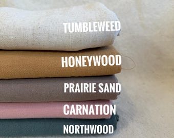 Linen Cotton Blend Woven Dress Fabric Breathable Eco-Friendly Textile for Spring Fashion Dressmaking Modern Sewing Projects